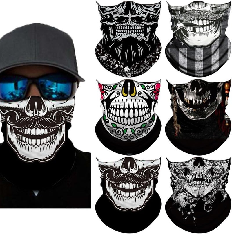SIDAZON Neck Gaiter Mask,Bandana Gator Face Cover Mask Sun UV Protection,Neck Warmer Balaclava,Tube Face Scarf,Headband for Outdoor - Image 1